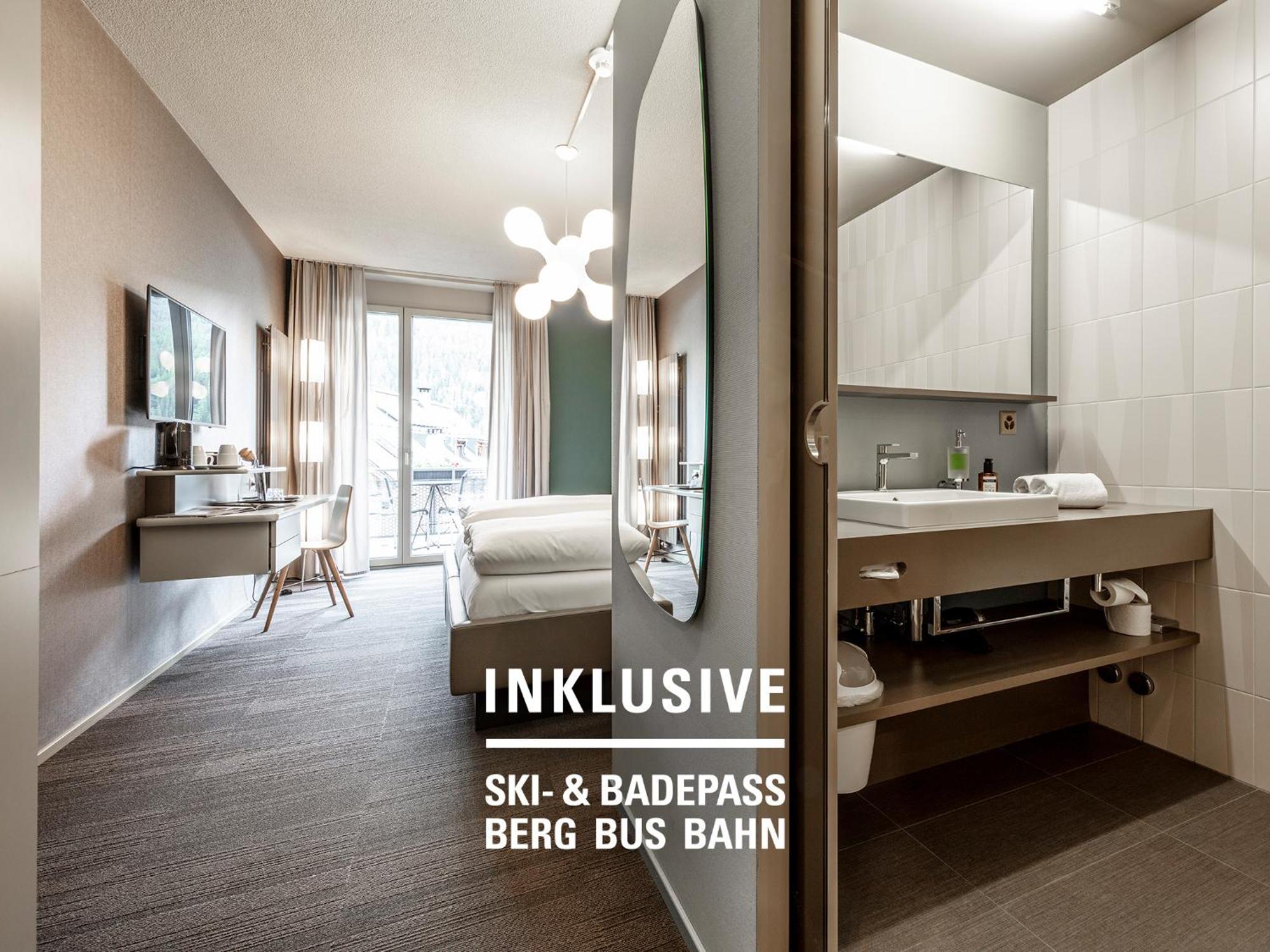 Badehotel Belvair Скуол Екстериор снимка