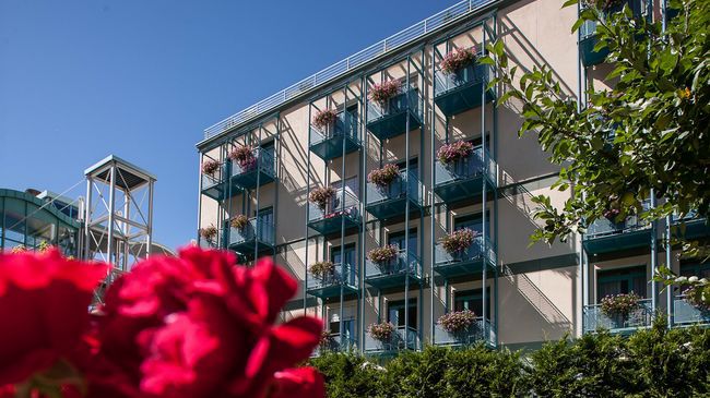 Badehotel Belvair Скуол Екстериор снимка